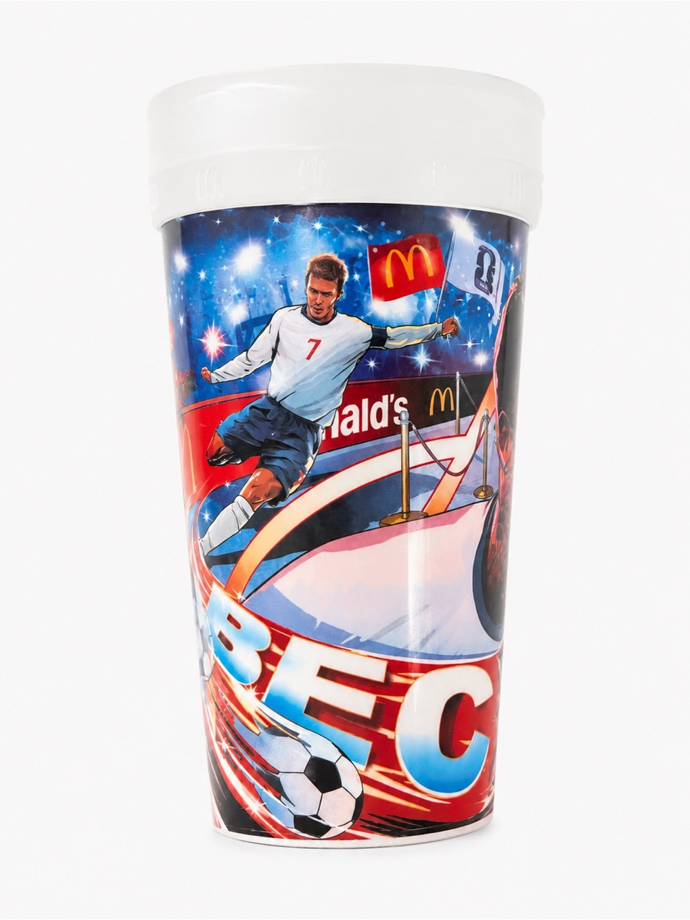 McDonald's Soccer Beckham FIFA Promotional Cup - Blue, Red, White